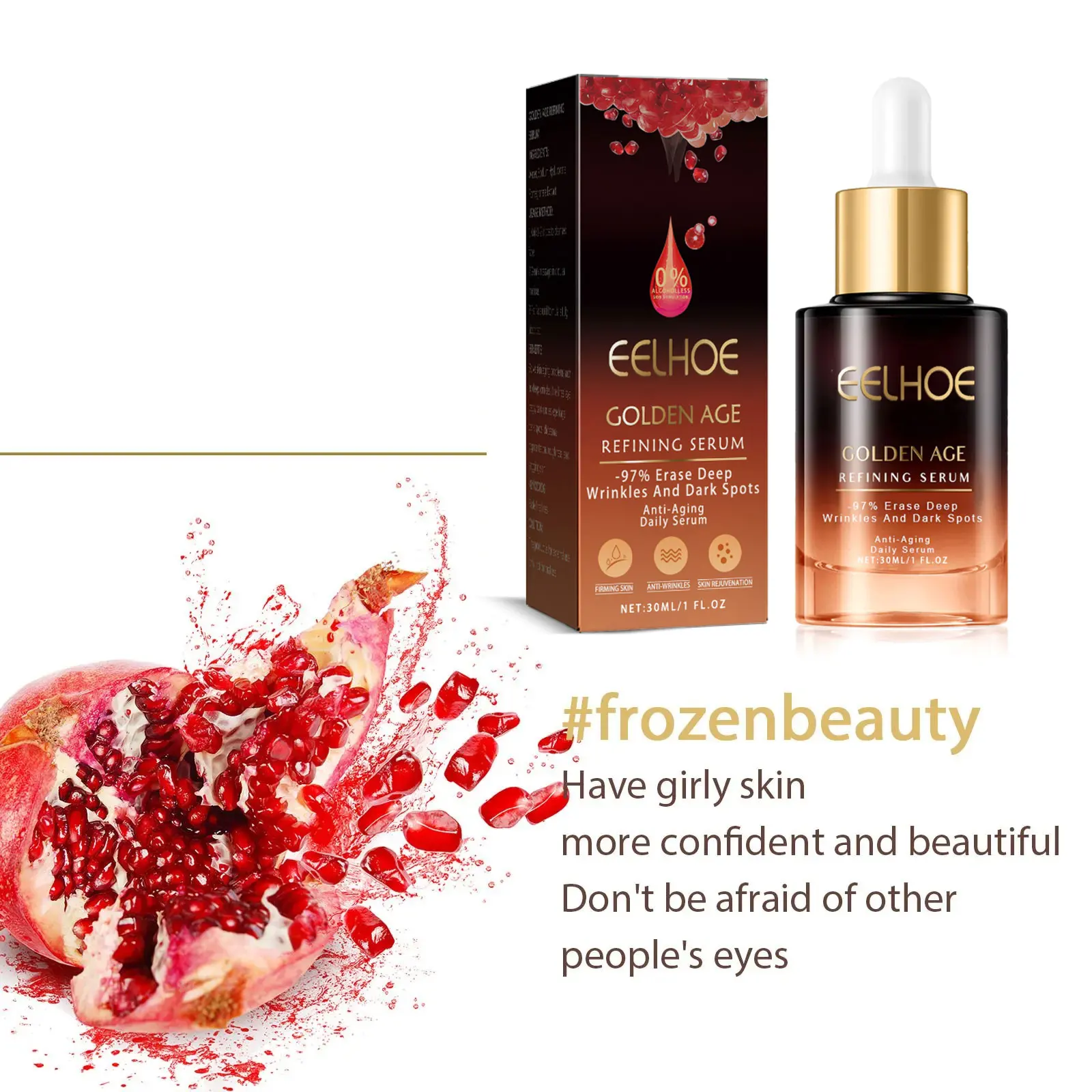 Refining Face Essence Fade Fine Lines Hydrating Moisturizing Lifting Firming Skin Nourish Whitening Shrink Pores Face Care Serum 5