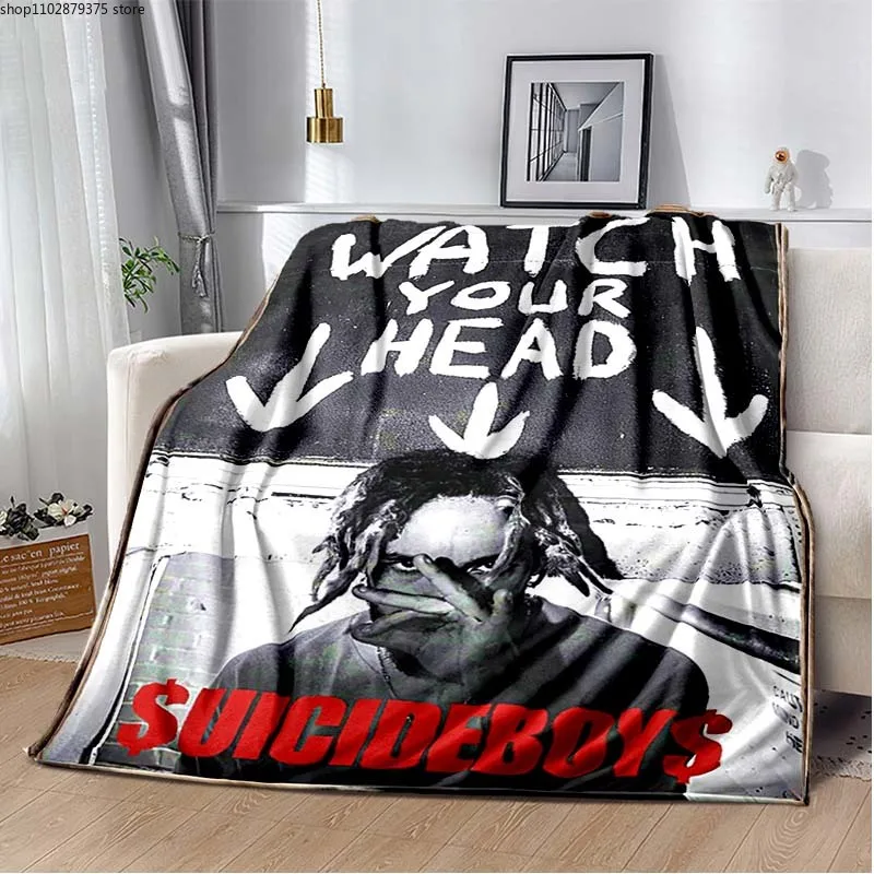 

Suicideboy Poster Printed Blanket,hip Hop Music Blankets,Sofa Bed Living Room Bedroom Throw Blanket,Decke,frazad,coperta