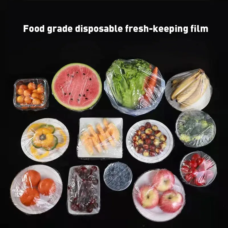 50-500PCS Reusable Food Cover, Plastic Packaging Bowl, Elastic Food Cover, Kitchen Food Preservation Bag, Elastic Board Cover