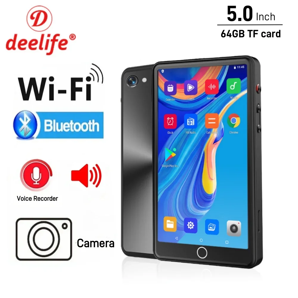 WiFi MP4 Player 5.0 Inch IPS Screen