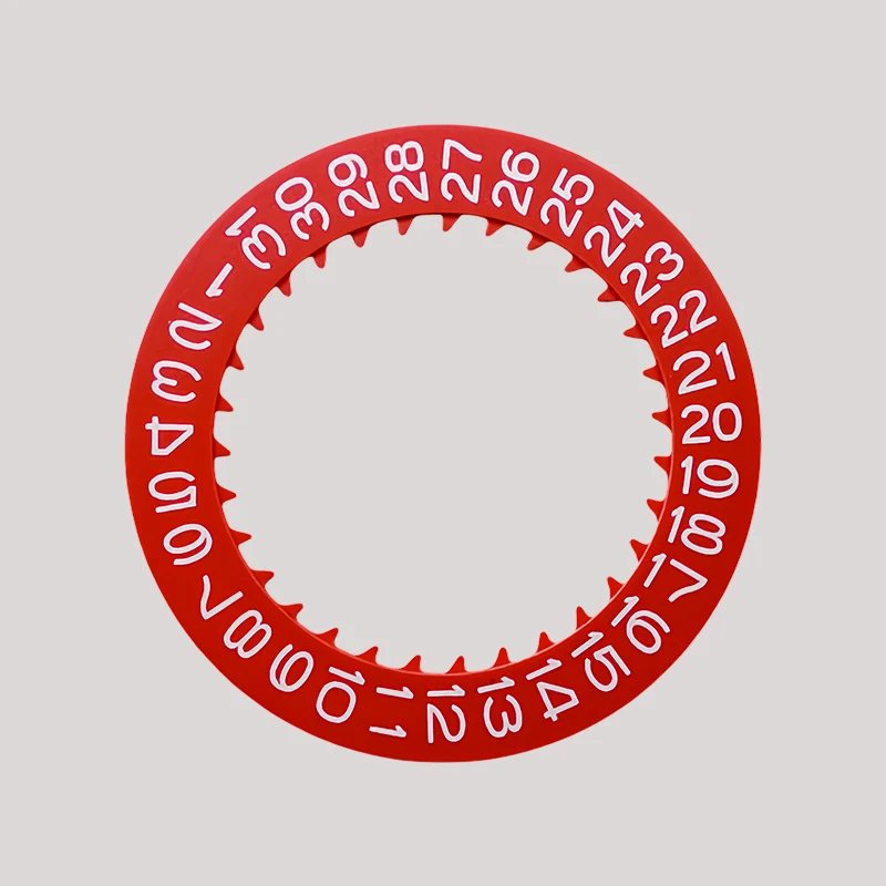 Automatic Mechanical Day Date Dial Wheel - Red, Blue, Black 세트