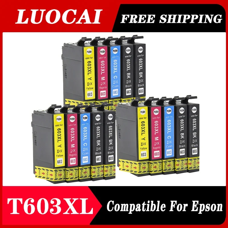 T603Xl Compatibile Epson 603Xl E603 T603 Per Stampante Xp-2100 Xp-3100 Wf-2810 Xp-3105 Xp-4100 Xp-4105 Wf-2830 Xp-2105