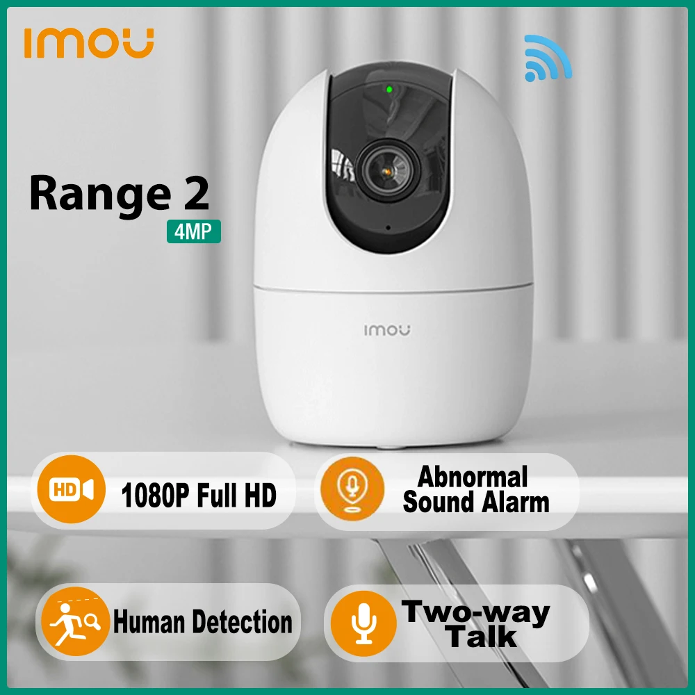 IMOU 1080P H.265 Wi-Fi Pan & Tilt Camera with AI Human Detection and  Privacy Mode, Ranger 2 (IPC-A22EP-B) - The source for WiFi products at best