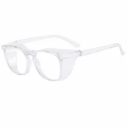 Unisex Square Blue Light Blocking Anti - Fog Safety Glasses (C7 Transparent)