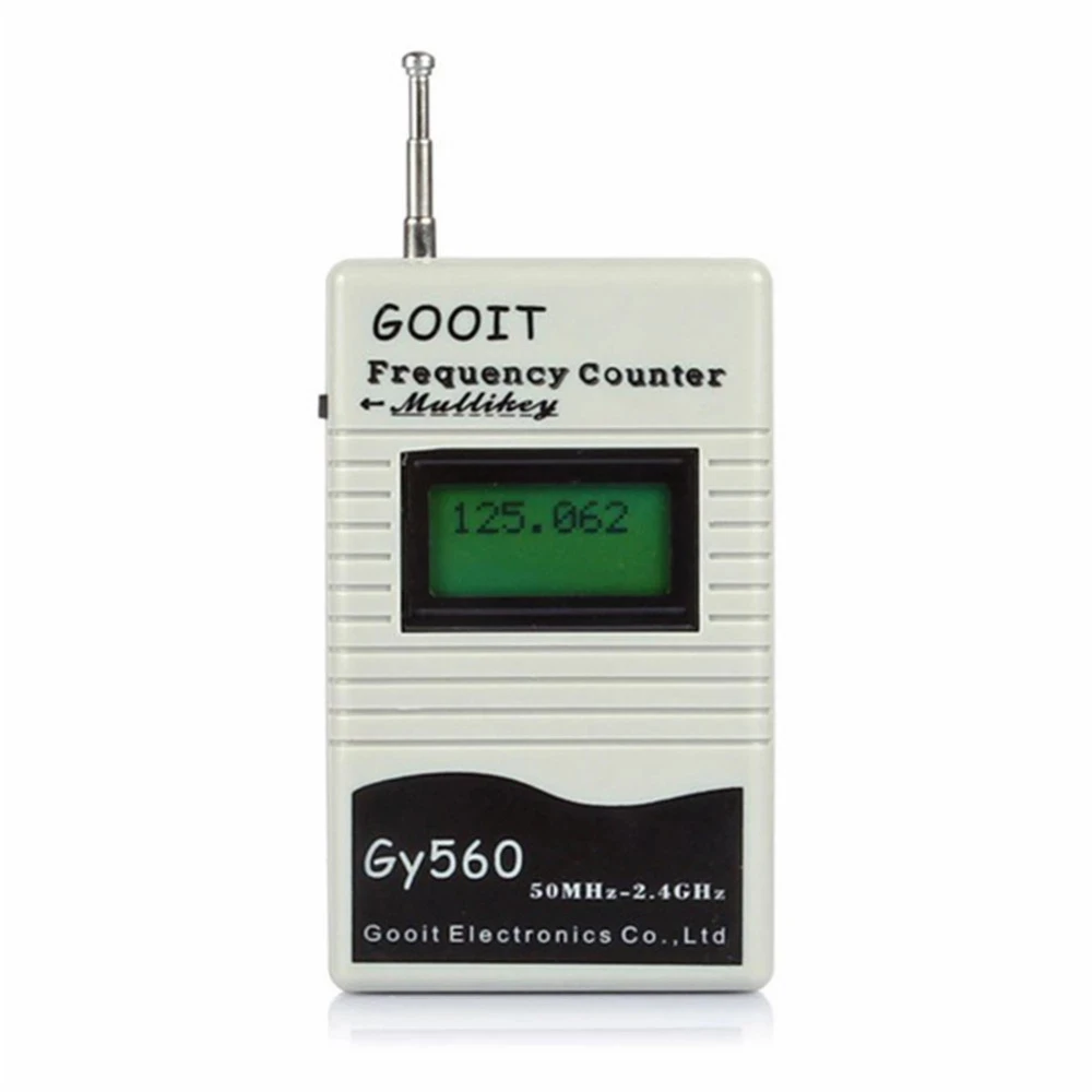 Frequency Tester Mini GOOIT GY560 50Mhz-2.4Ghz Handheld Frequency Counter for Two Way Radio UV-5R