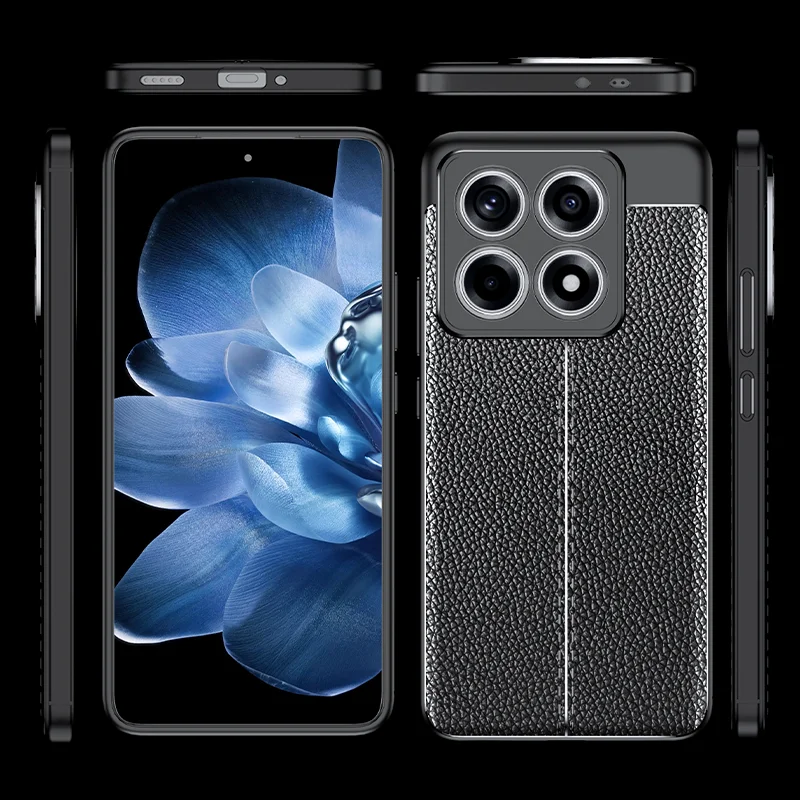 Luxury Shockproof High-Quality Soft Leather TPU Bumper Case
