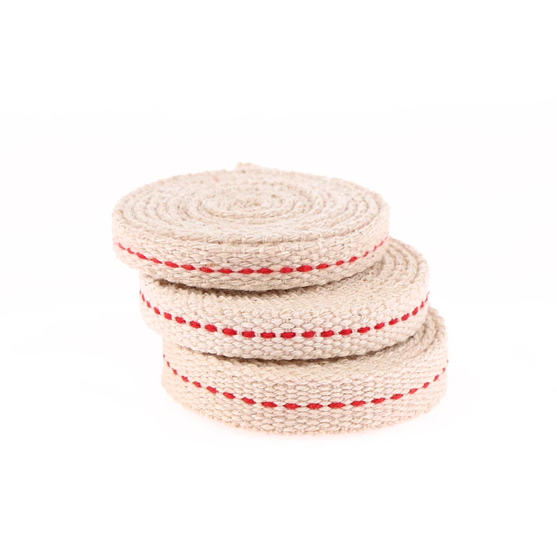 Kerosene Lamp Wick Braided Cotton Wick Flat Cotton Oil Lamp For Oil 8/10/12mm 1Meter kerosene lamp wick