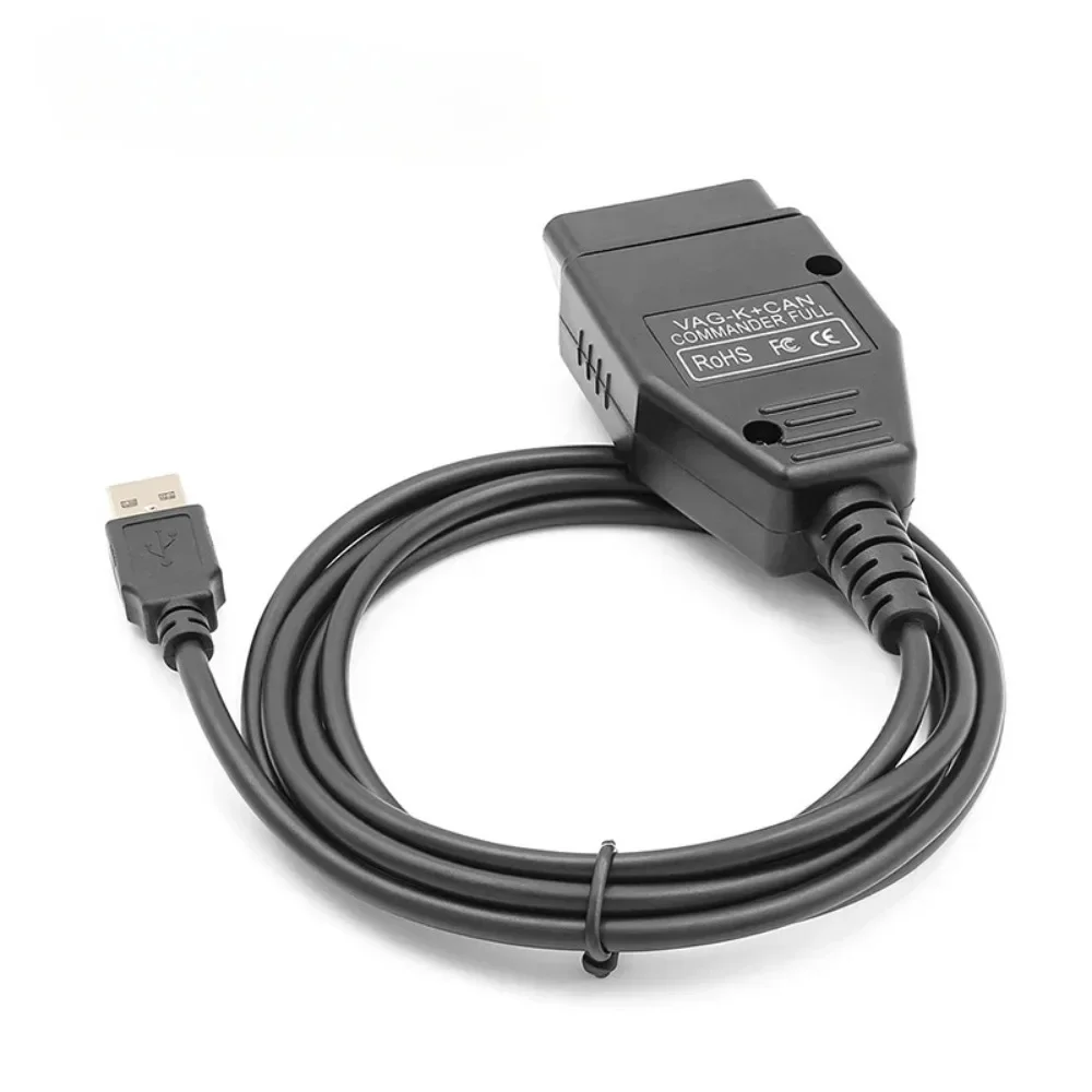 VAG K+CAN Commander 1.4 FT232RL K-라인 아우디 및 폭스바겐용 고장 진단 인터페이스 COM K-라인 케이블 OBD2 자동차 스캐너