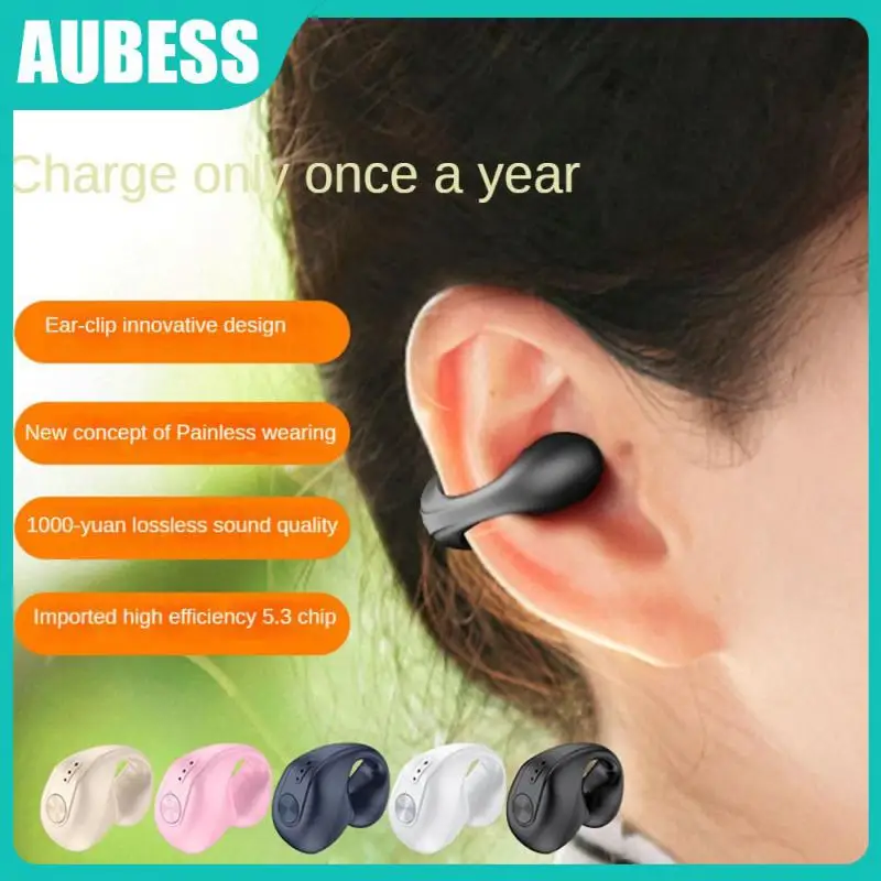 EarClipTypeNotIntoTheEarSportsHeadsetPainlessWearingEarphone