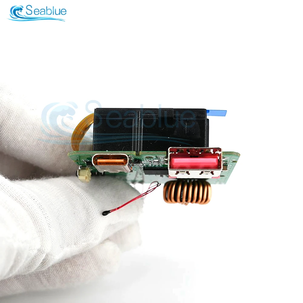 Modulo Power Bank a ricarica rapida PD da 100 W con display a colori TFT da 0,96 pollici Supporto multiprotocollo e circuiti di protezione completa - immagine 4