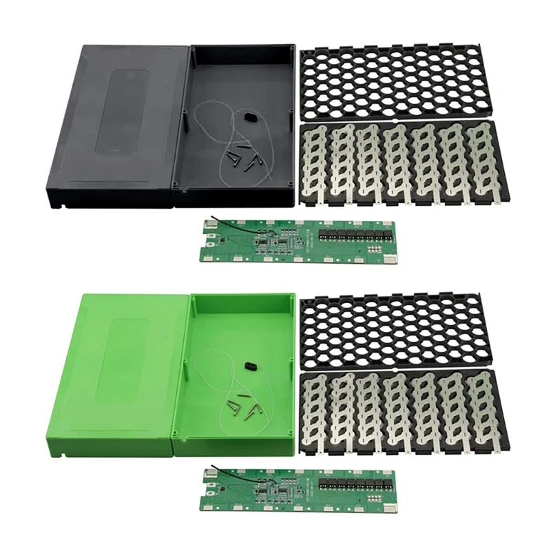 

14S 48V E-Bike Box 14S 6P 18650 Cell Housing Case Shells Holder 48V12AH Lithium Cell Plastic Case
