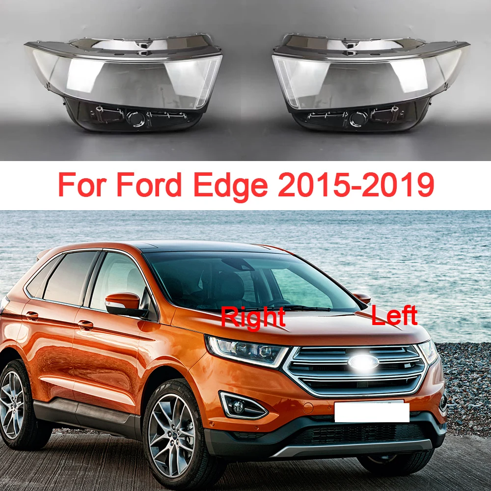 

Чехол для автомобильной фары Ford Edge 2015 2016 2017 2018 2019, прозрачный абажур, чехол для фары, Сменные аксессуары для автомобиля