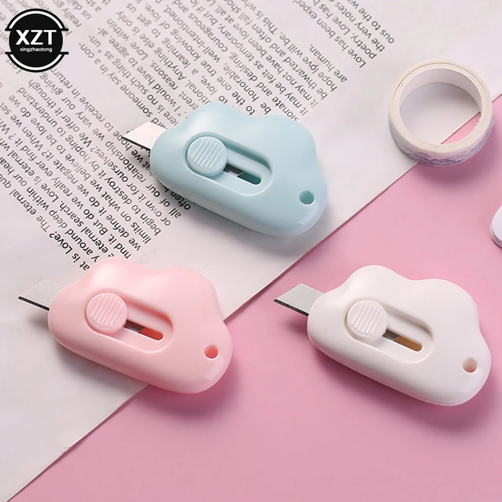 

Fresh And Cute Mini Cloud Art Knife Portable And Unwrapping Express Delivery Knife Student Office Paper Cutting Handmade Knife ﻿