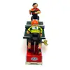 Wind Up Table Tennis Toy Ping Pongs Spring Clockwork Toy Vintage Tinplate Ping Toy Nostalgic Wind Up for Kids 6