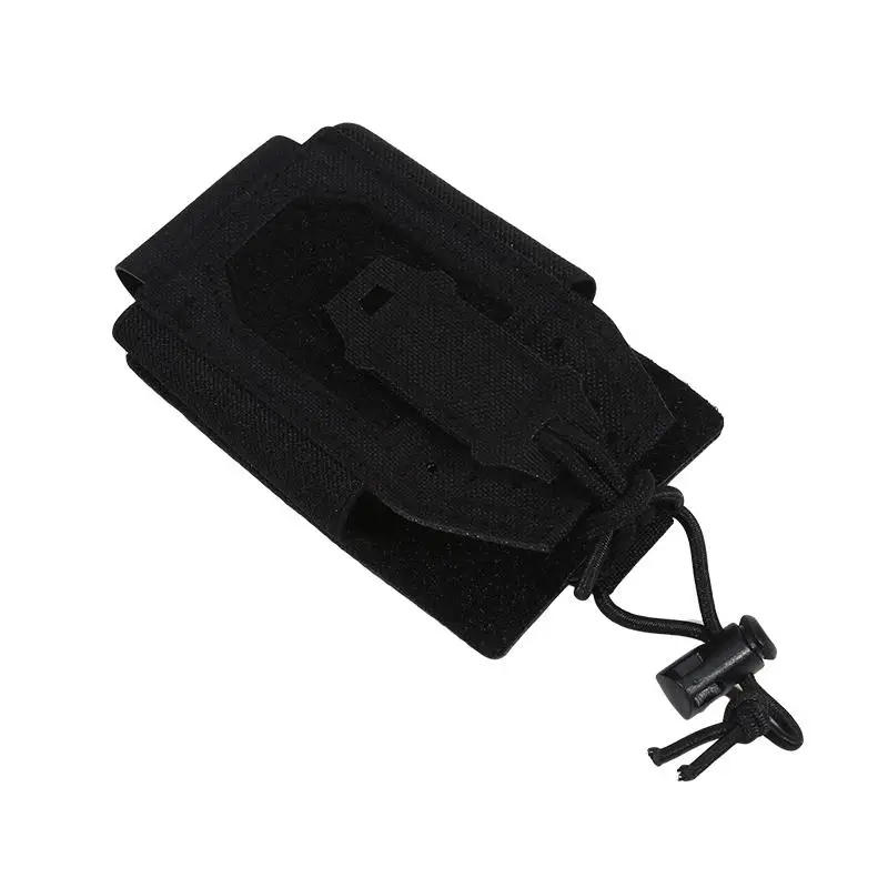 1 Stück Taktische Walkie-Talkie-Tasche Nylon Molle Funkgeräte-Tasche Tragbare Outdoor-Jagd-Sport-Telefonhalterung Interphone-Holster – Detail 14