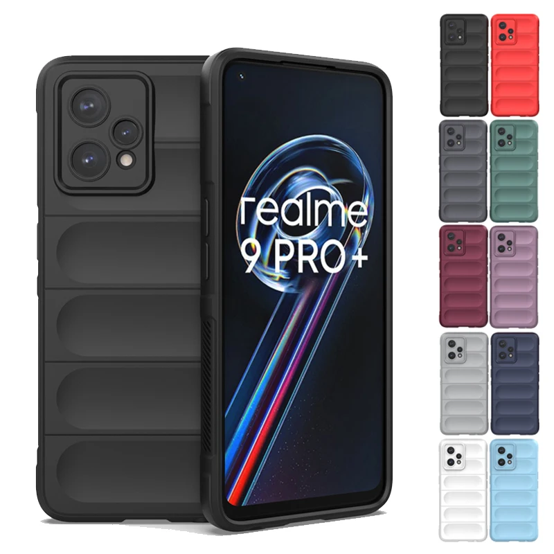 Ŀ OPPO Realme 9 Pro Plus ̽ Realme 9 Pro Plus Capas Shockproof  Ʈ TPU For Fundas Realme 9 Pro Plus Ŀ