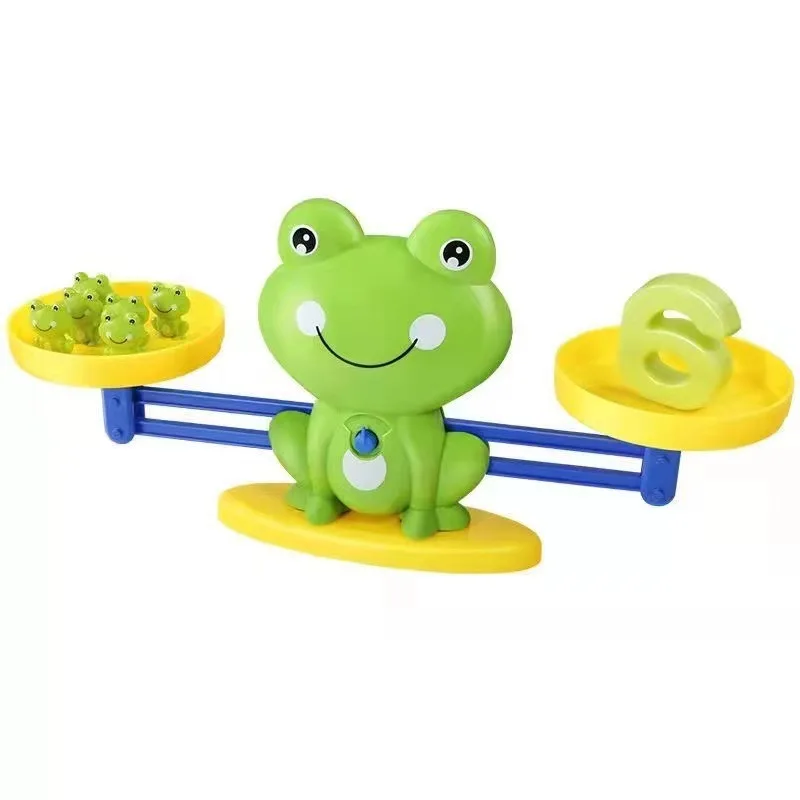 Mathematical Intelligence Math Toys Funny Frog Scale Children's Early Education Toys Addition Subtraction Balance Enlightenment math toys educational toys teaching aids toys