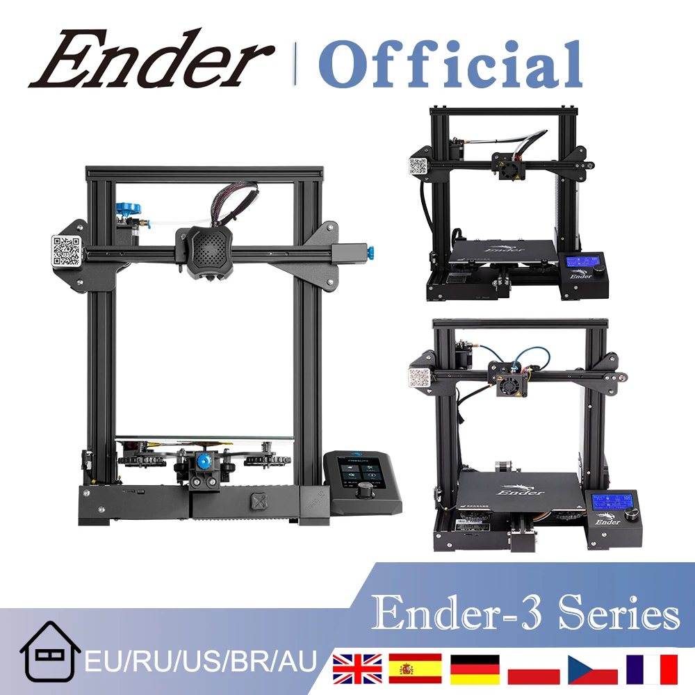 Creality 3D Printer Ender-3 S1/Pro/Plus/Ender-3 V2/Ender-3 Max Neo With Resume Printing Ender-3 Series FDM Impresora 3d