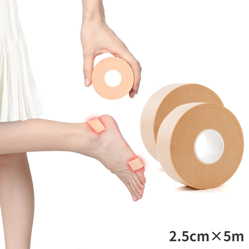 

5M Silicone Gel Heel Cushion Protector Foot Feet Care Women Shoe Pads Insert Insole Sticker Useful Heel Protector Cushion Tapes