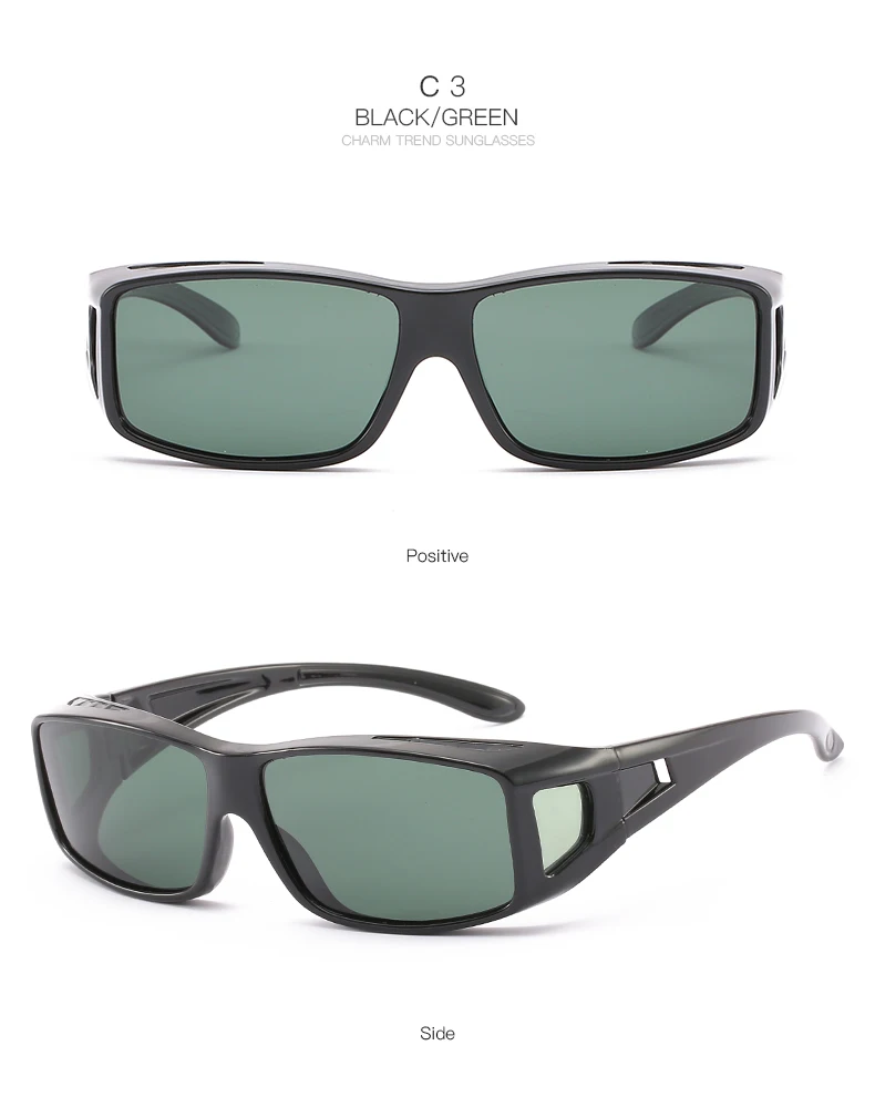 Nachtsicht-Polarisierte Sonnenbrille Auto-Nachtfahrbrille Fahrer-Schutzbrille Unisex Sonnenbrille UV-Schutz Sonnenbrille Eyewear – Detail 11