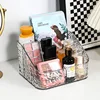 Water Ripple Cosmetics Storage Box Trapezoidal Open Makeup Brush Lipstick Eye Shadow Multi-Grid Storage Box 3