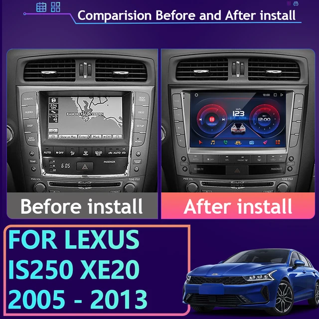 Android 12 Car Radio Multimedia Player Auto Screen For Lexus IS250