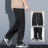 2024 Spring/Summer New Soft Lyocell Fabric Men's Jeans Thin Loose Straight Leg PantsDrawstring Elastic Waist Korean casual pants 6