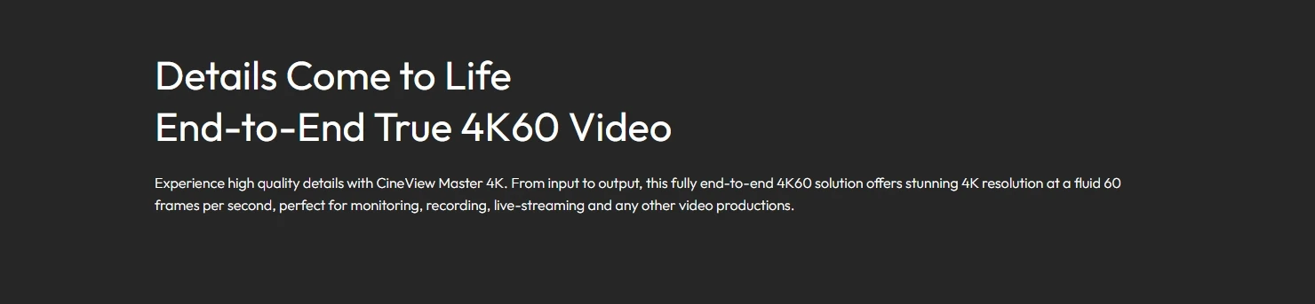 Description Picture 6 of itemACCSOON CineView Master 4K Wireless Video Transmission 2.5KM 2.4GHz 6GHz 5GHz Tri-Band and DFS for iphone ipad Live Monitoring