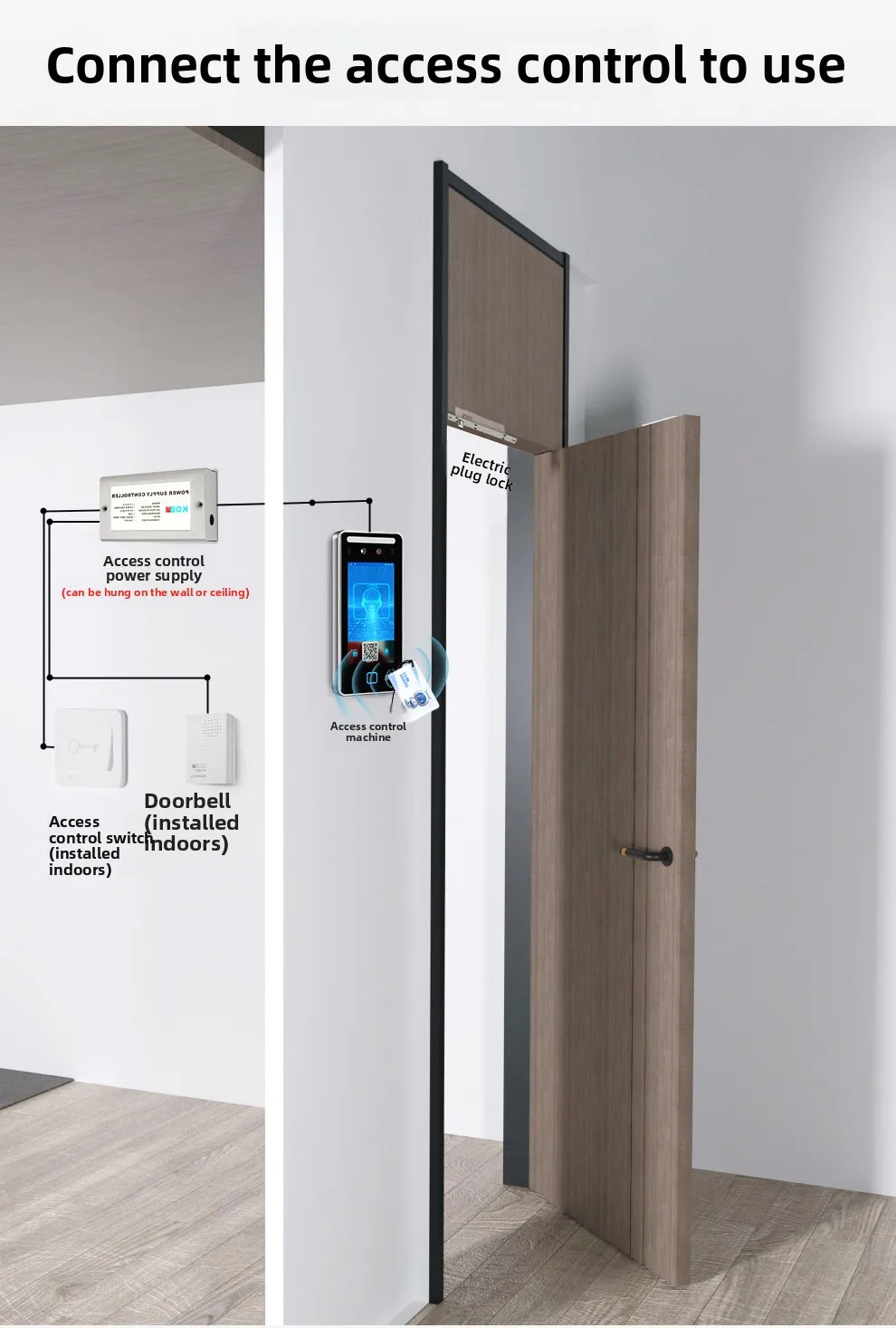 outdoor waterproof fingerprint access control machine metal facial recognition a