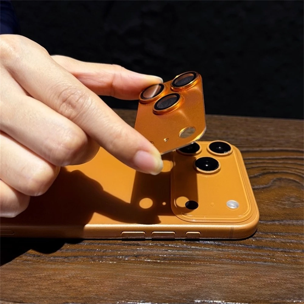 Premium Metal Camera Lens Protector - Tempered Glass Screen Armor