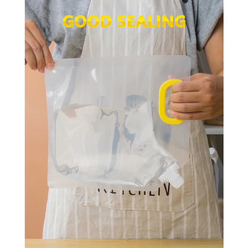 5pcs Reusable Sealable Bags, Handheld Sealable Bags, Rice & Grain