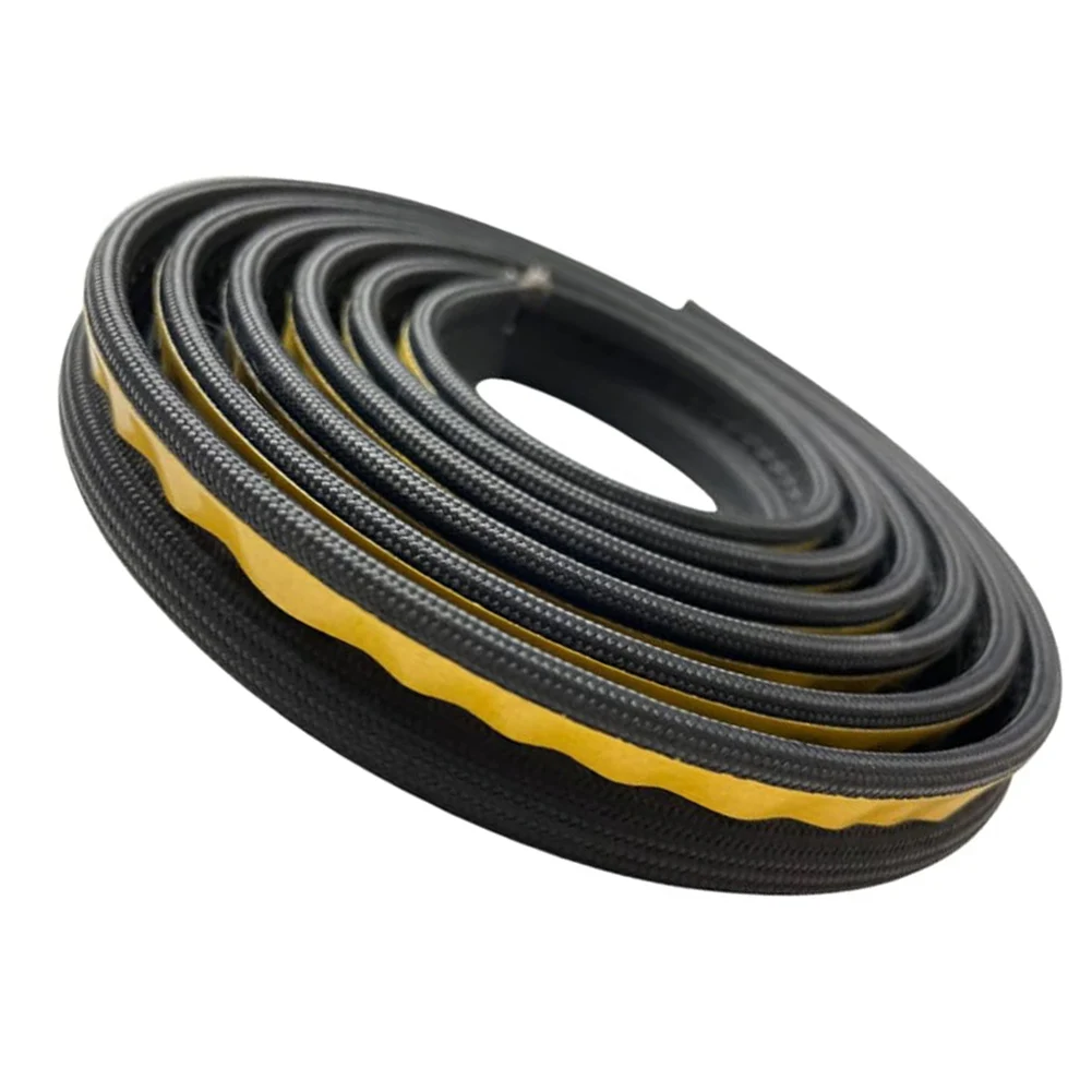 Fireplace Sealing Rope Wood Burning Stove Door Self-Adhesive Fiberglass Sealing Cord 1Pcs 10mm 2m 3-m Gasket Tape