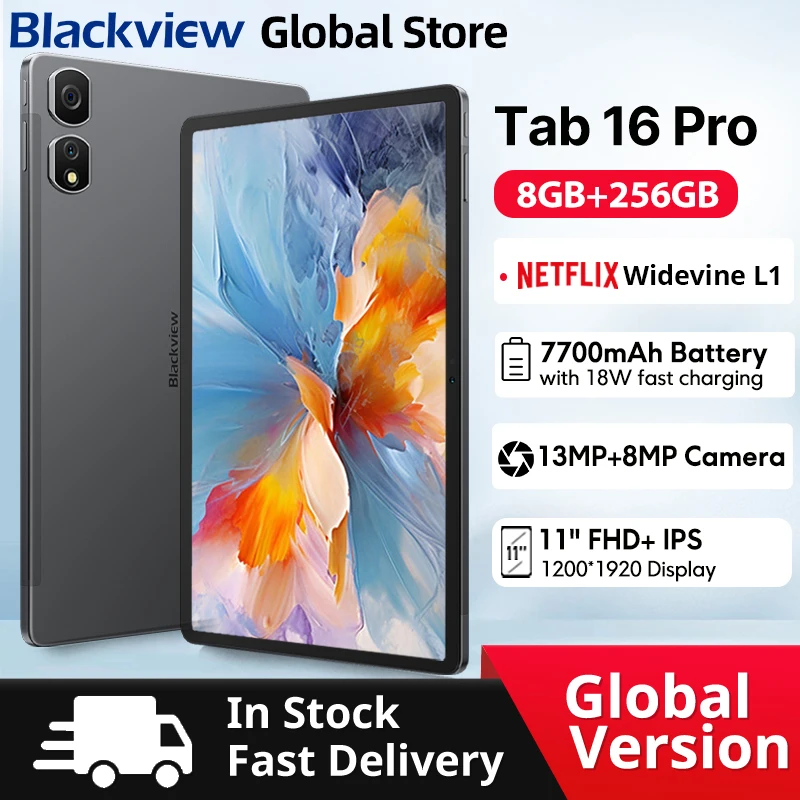 ★● Blackview Tab16 Pro 11インチ LTE 8GB/256 Blackview Tab 16 Pro Tablet 8GB+256GB 11'' FHD+ Display