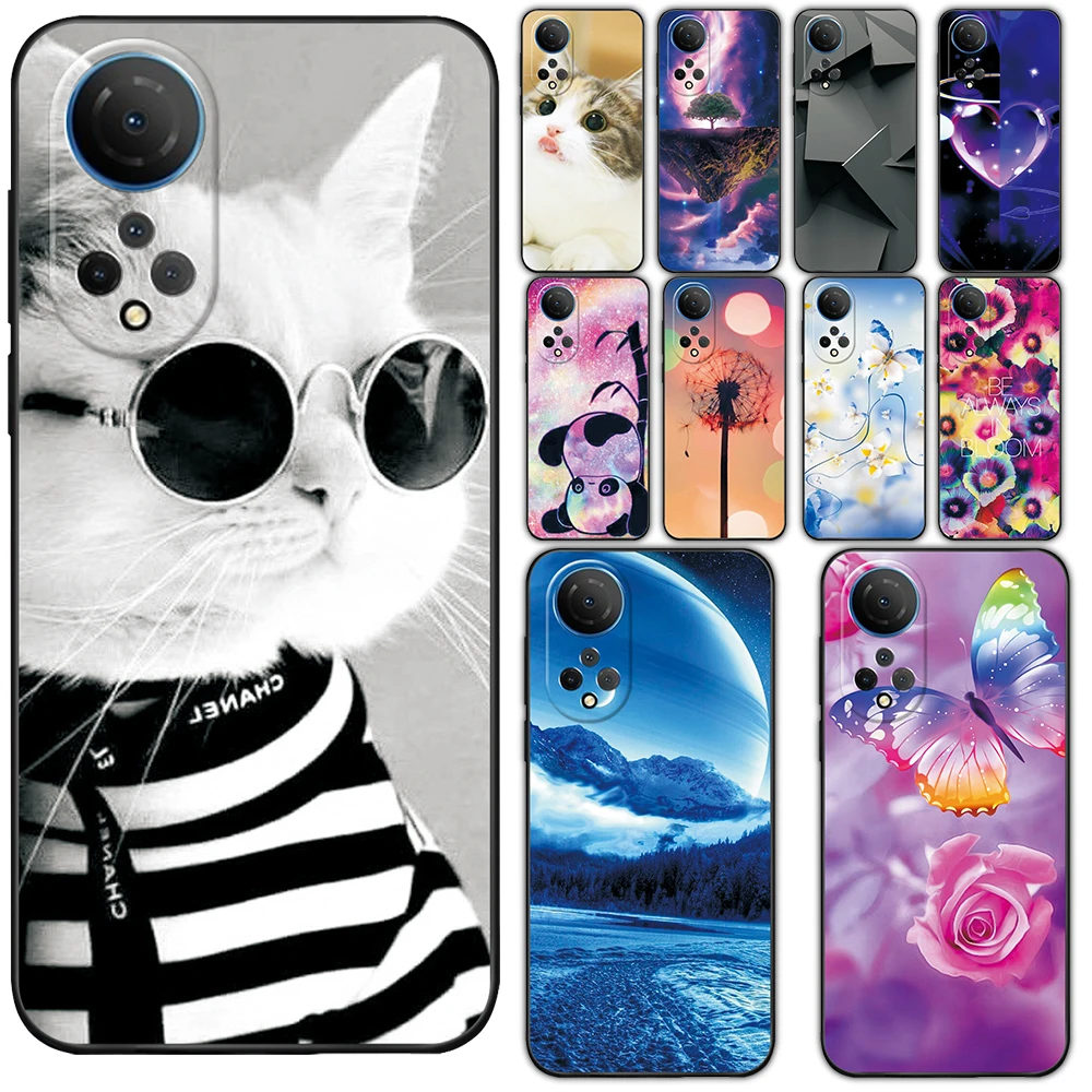 Per Honor X7 Case Cma-Lx2 Soft Silicone Tpu Fundas Cute Cartoon Cat Cover Phone Case Per Huawei Honor X7 Honorx7 Cma-Lx1 Bumper
