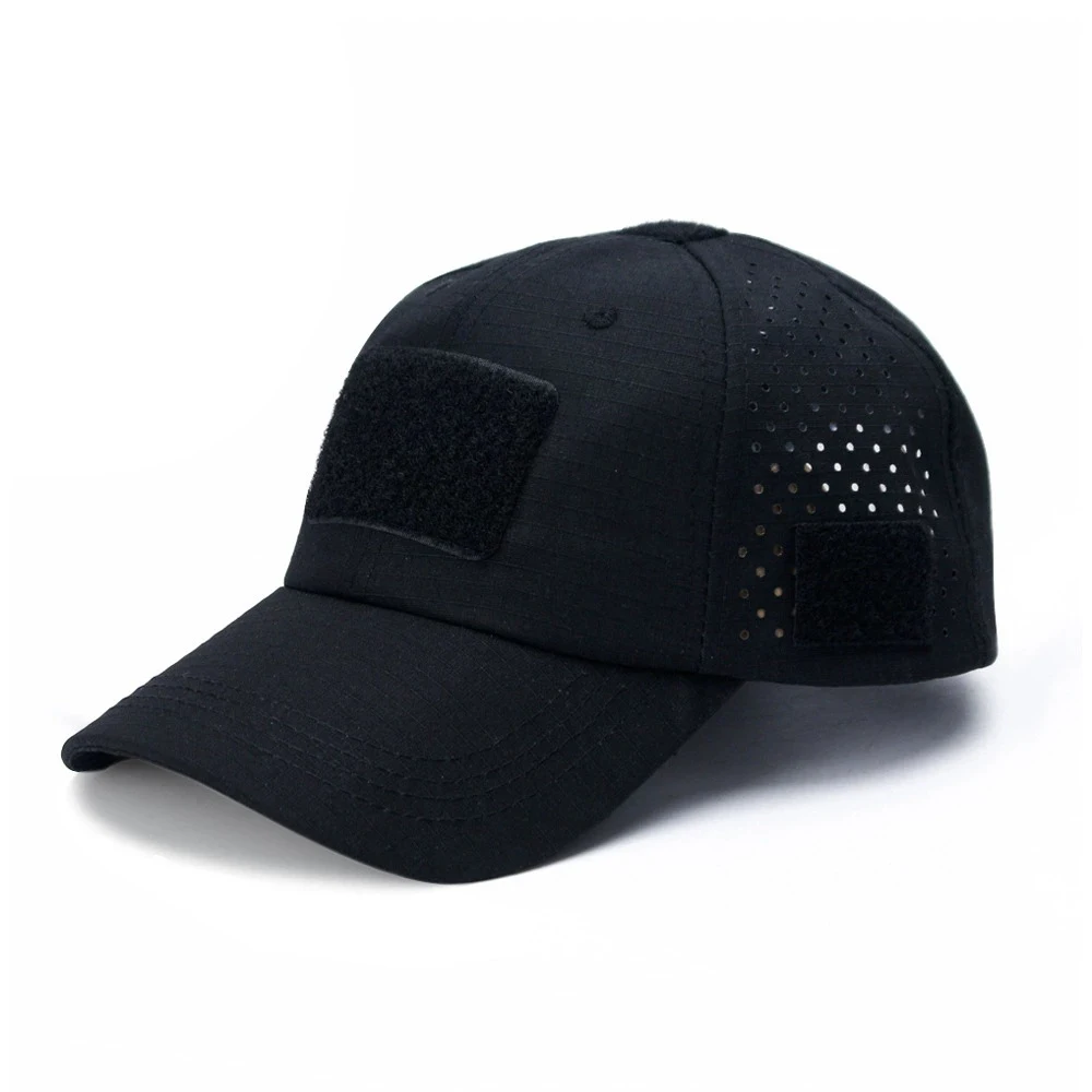 Atmungsaktive Camouflage-Baseballkappe für Herren, Outdoor, Camping, Strand, Angeln, Sonnenhut – Detail 6