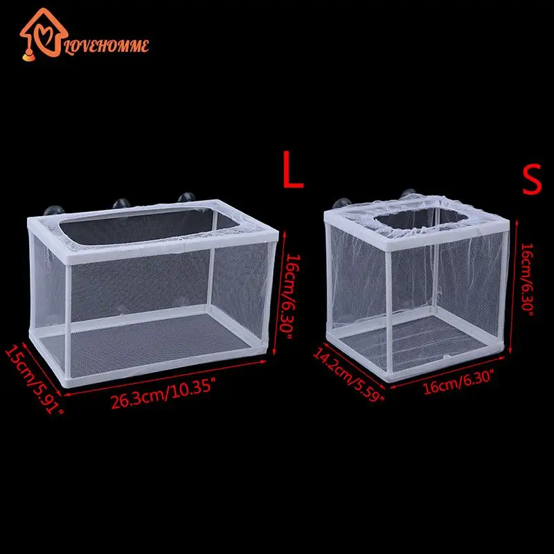 Fish Breeding Incubator Net Hanging Fish Hatchery Isolation Box for Aquarium fish breeding box