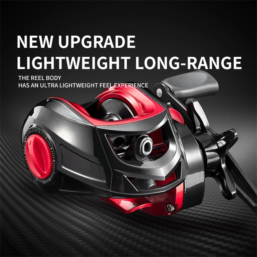 Fishing Reel Rooblinos BR Baitcasting Fishing Reel 8kg Max Drag Long Casting Fishing Wheel Accessories