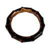 Nilerun Vintage Unique Handmade Rattan Wood Thick Real Natural Bamboo Root Bangle Unisex Bracelet for Couples Men and Women 1