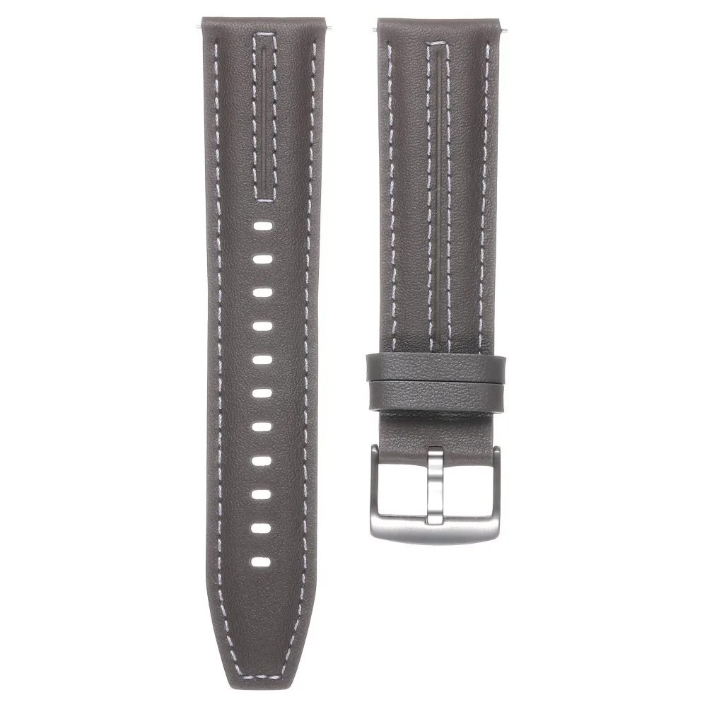 Premium Leather Watch Strap, 18mm/22mm, Business & Sports Style