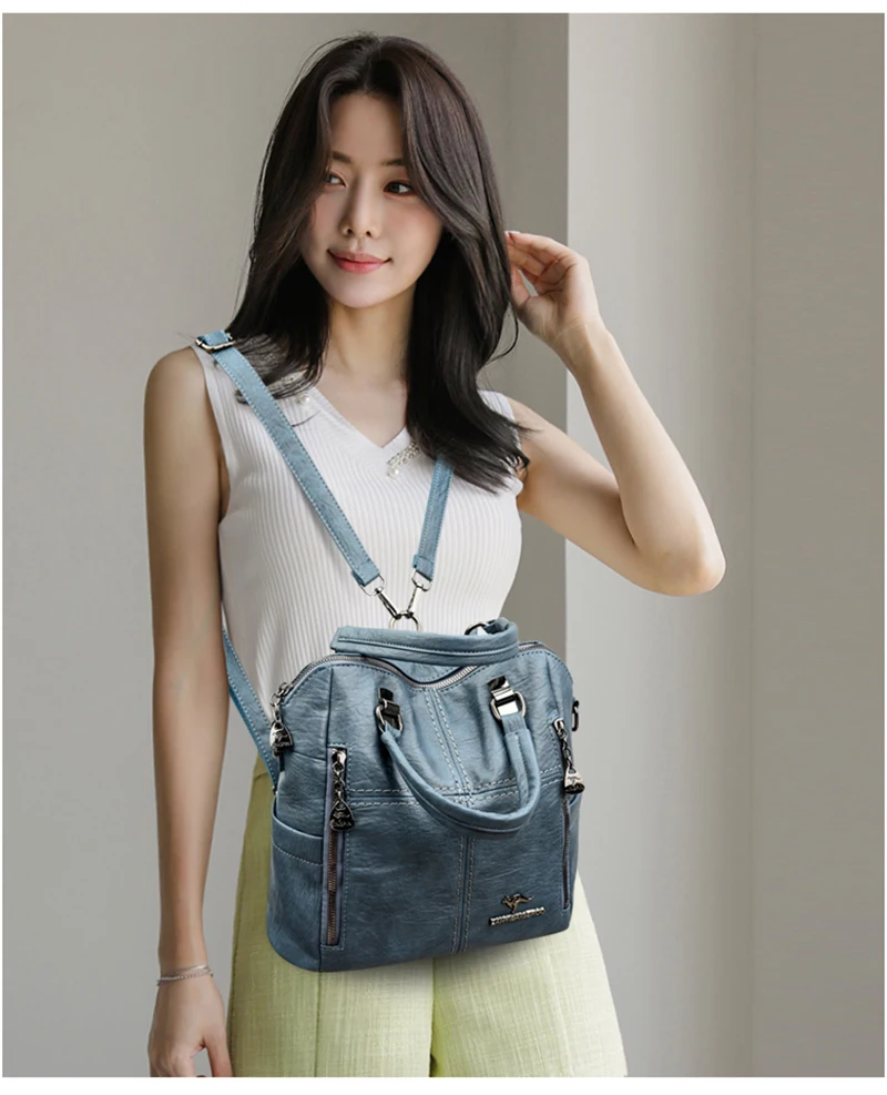 Women's Fashionable Retro Shoulder Bag Casual Large Capacity_voghion.com
