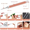 LED Penlight Torch Flashlight Otoscope Tool Earwax Removal Ear Wax Visual Spoon Earpick Cleaning Endoscope Light for Adult Baby 2
