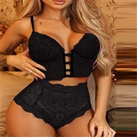 Ensemble de soutien-gorge sans couture pour femmes, string Sexy, culotte taille haute, sans fil, Bralette, Lingerie, brassière en dentelle, ensemble de sous-vêtements féminins, 2026 5