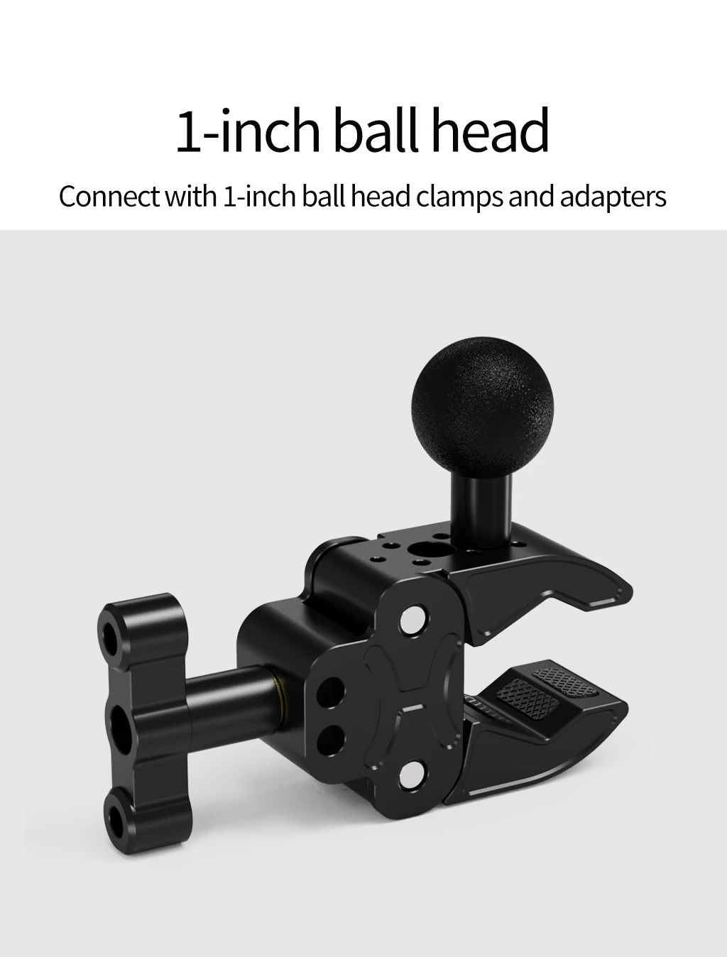 Universal Kugelkopf Super Clamp Einstellbar 15-46mm Lenkerrohrgriff für Gopro Hero Insta360 X5 X4 DJI Kamera Fotografie Rig – Detail 24