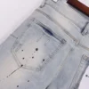 Autumn and winter Korean version of  men's clothing blue ripped micro-elastic jeans men's small feet and trousers 3
