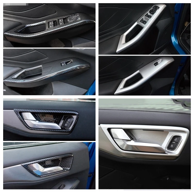 

Аксессуары для Ford Focus MK4 2019-2022, подлокотник для двери, подлокотник для окна, отделка дверной ручки, Натяжная чаша