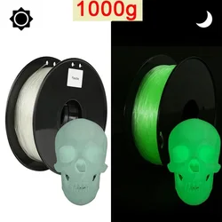 Flexible TPU 3D Printing Filament - Versatile Colors and 1.75mm Precision (1kg Glowing green)
