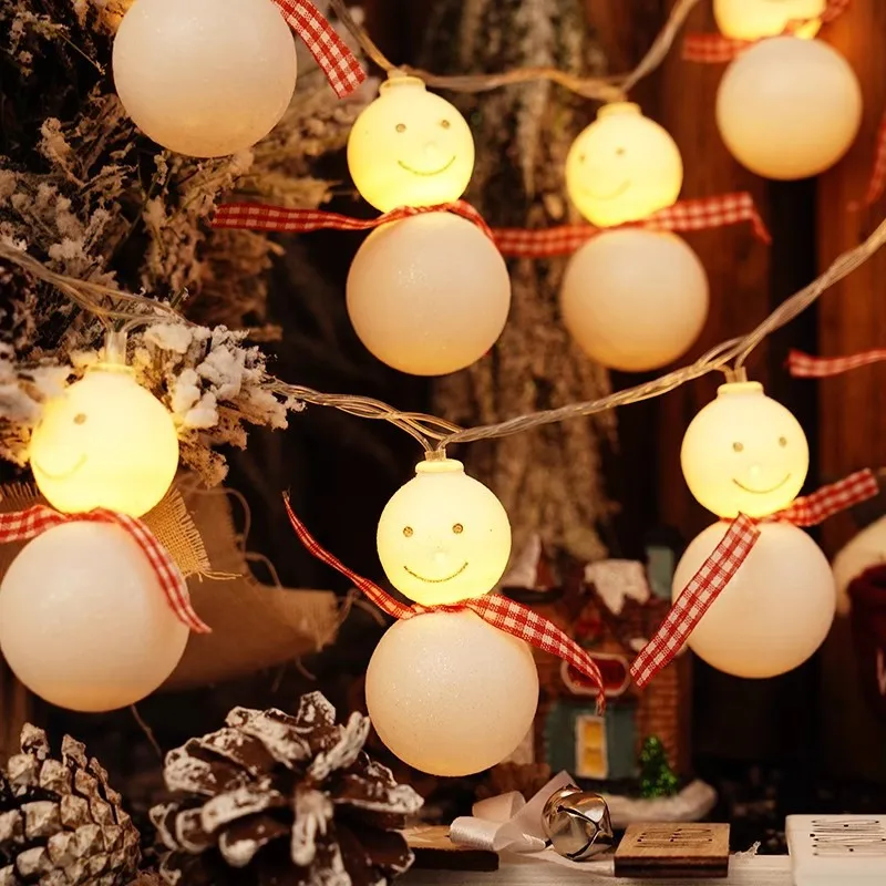 thumbnail image 1 of Guirnalda de luces LED para árbol de Navidad, lámpara colgante USB para Navidad, guirnalda de luces de hadas, adorno decorativo para el hogar, regalos de Año Nuevo 2024, 1 of 5