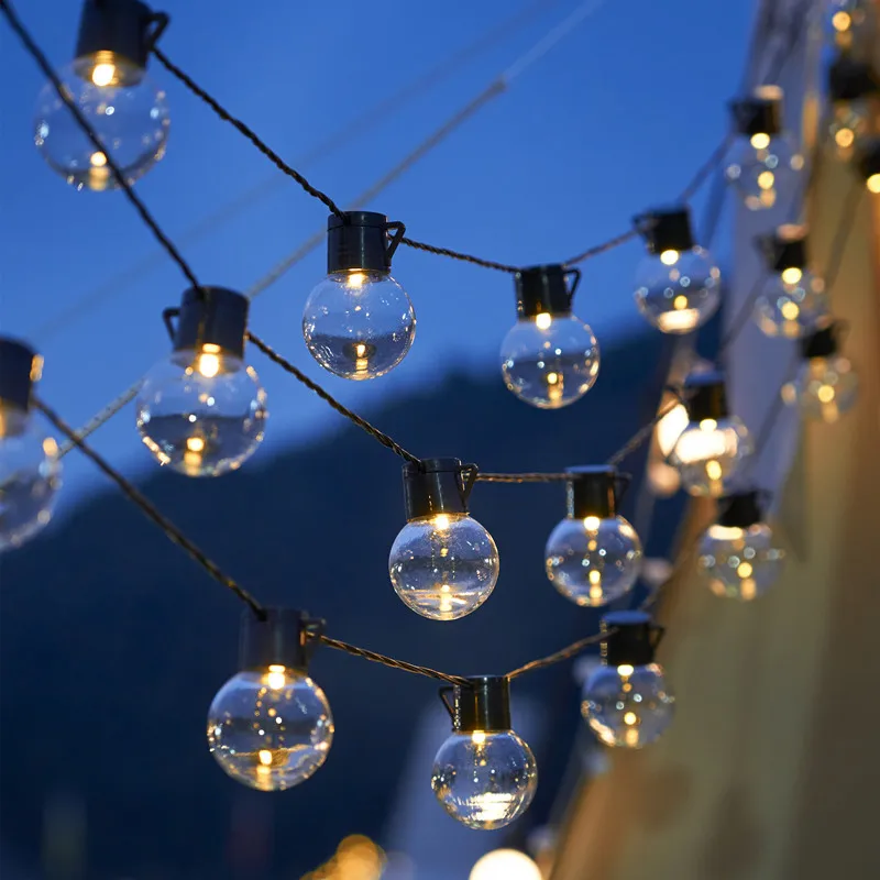 

Led Globe Fairy String Lights Christmas Garland Street Wedding Bulb EU/US Fairy Lamp Outdoor for Party Holiday Garden Patio DIY