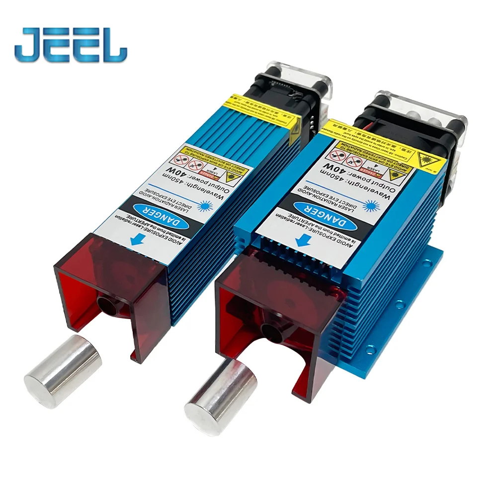 목재 절단 조각 기계 절단 도구용 블루 라이트 모듈, PWM TTL 레이저, 40W, 12 V, 24V, 450nm 