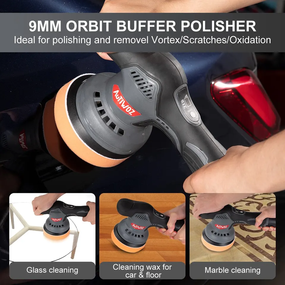 Autiwozコードレスカー研磨機ワイヤレスカーポリッシャー5800rpm